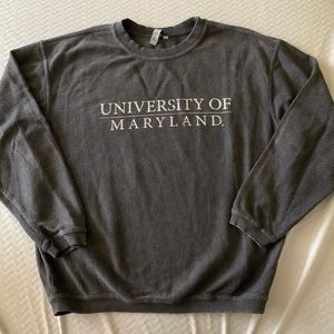 UMD cord sweatshirt